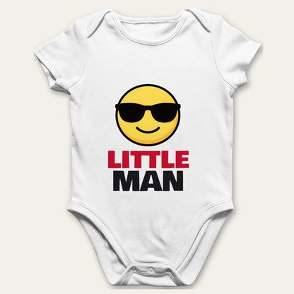 Big Man & Little Man matching set baby grow