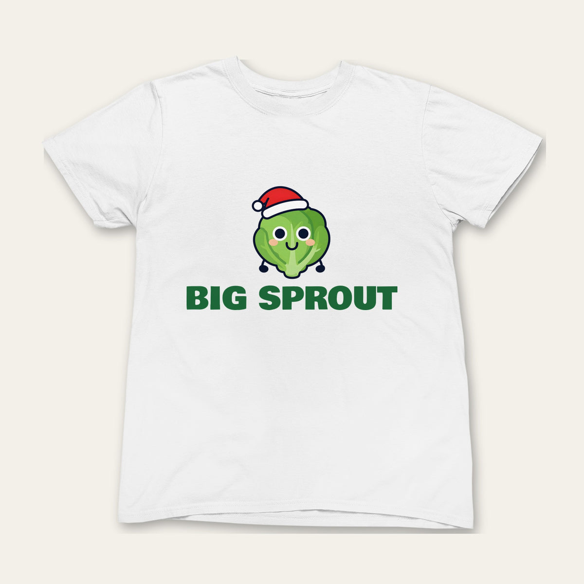 Big Sprout & Little Sprout Christmas matching set grown-up t-shirt