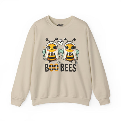 sand sweatshirt with boo bees ghost bee pun design for spooky season