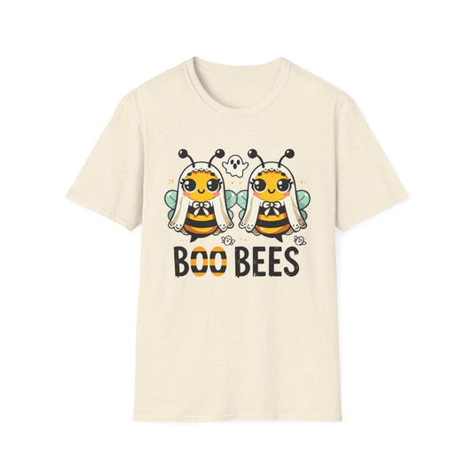 Boo Bees Funny Halloween Adult T-Shirt - funny t-shirt by Cheeky Business