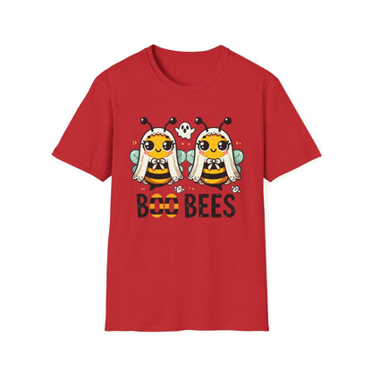 Boo Bees Funny Halloween Adult T-Shirt - funny t-shirt by Cheeky Business