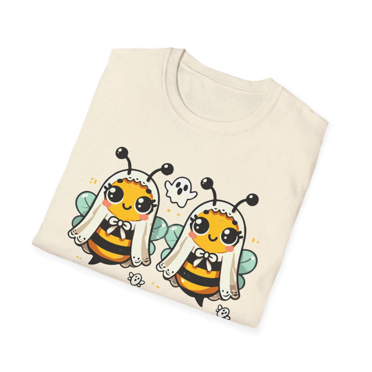 Boo Bees Funny Halloween Adult T-Shirt - funny t-shirt by Cheeky Business