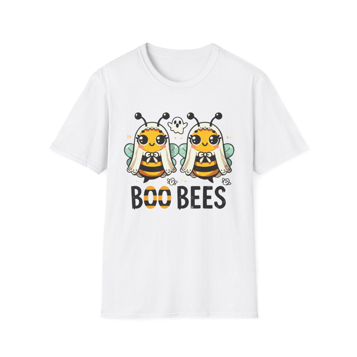Boo Bees Funny Halloween Adult T-Shirt - funny t-shirt by Cheeky Business