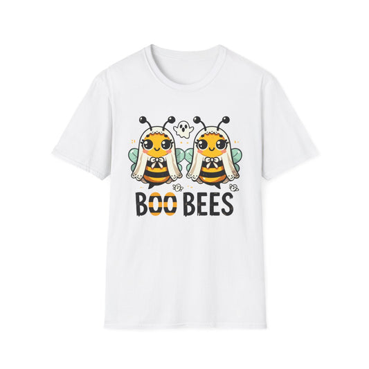 Boo Bees Funny Halloween Adult T-Shirt - funny t-shirt by Cheeky Business