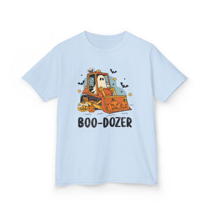 Boo-Dozer Halloween Construction Kids T-Shirt - funny t-shirt by Cheeky Business