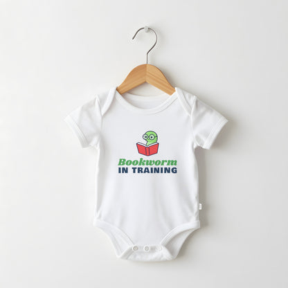 Bookworm In Training funny baby grow