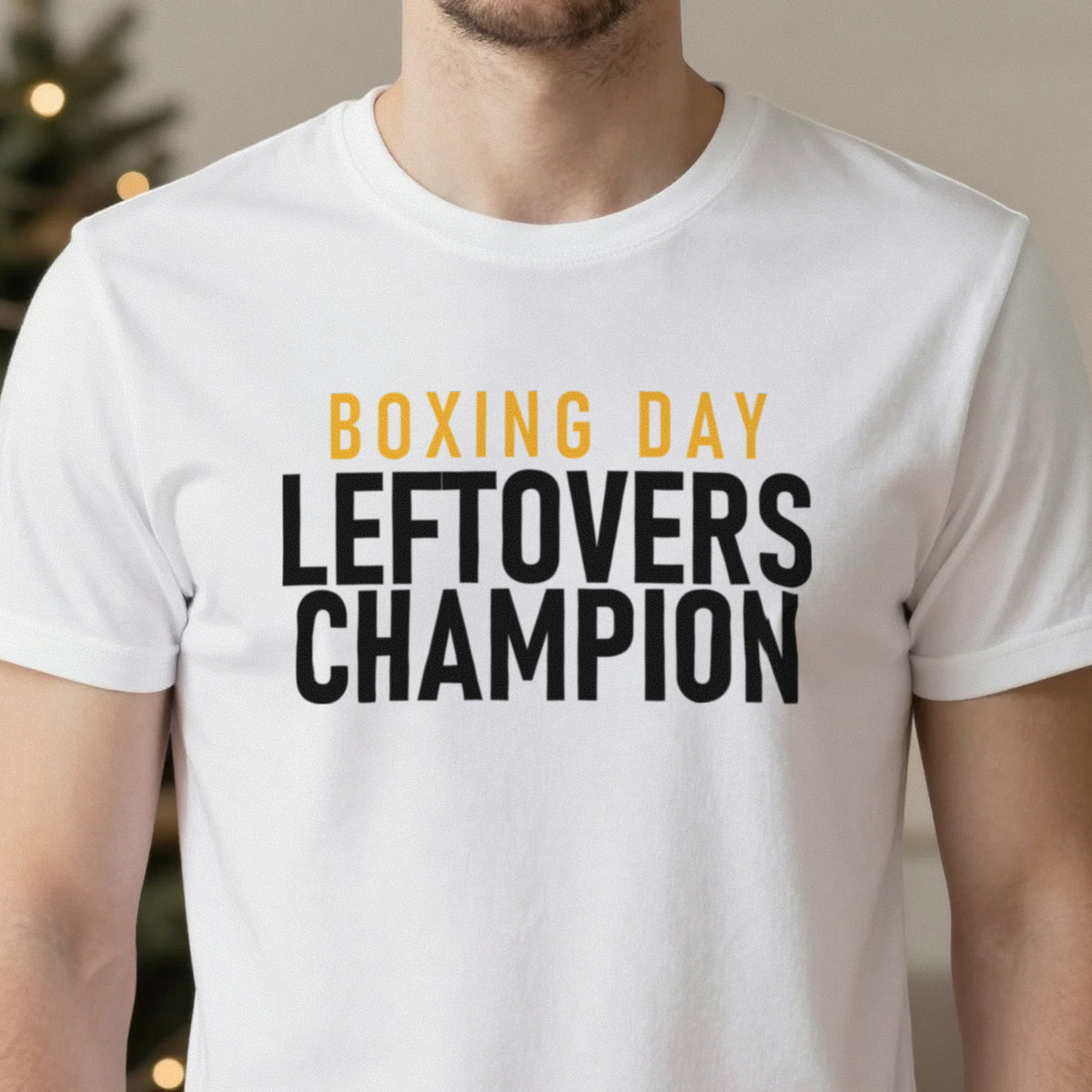 Boxing Day Leftovers Champion Funny Christmas Jumper & T-Shirt in another colour