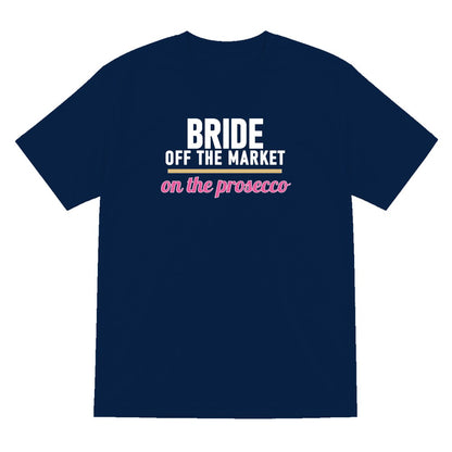 Bride Off The Market On The Prosecco Hen Do T-Shirt & Sweatshirt T-Shirt in Navy