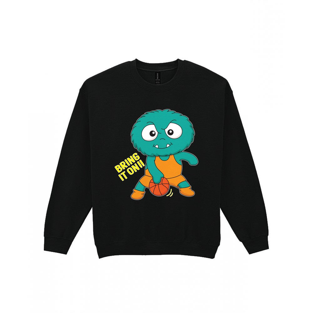 Kids Bring It On Basketball Monster T-Shirt & Sweatshirt Sweatshirt in Black