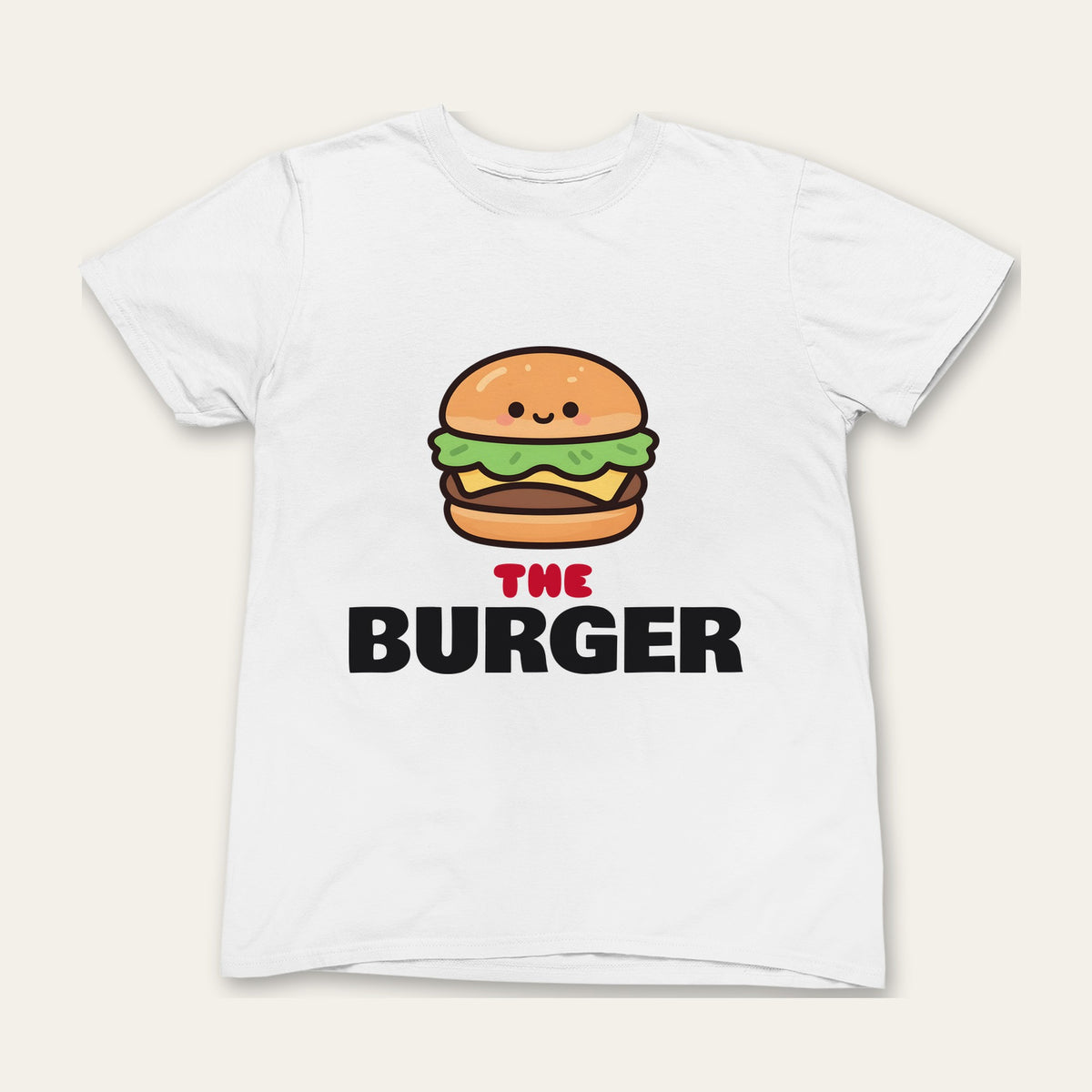 Burger & Slider matching set grown-up t-shirt