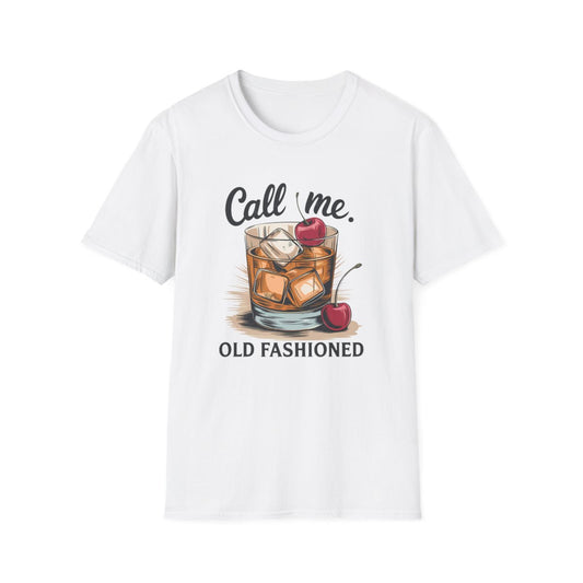 Call Me Old Fashioned Cocktail Lover T-Shirt - funny t-shirt by Cheeky Business