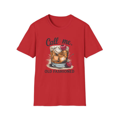Call Me Old Fashioned Cocktail Lover T-Shirt - funny t-shirt by Cheeky Business
