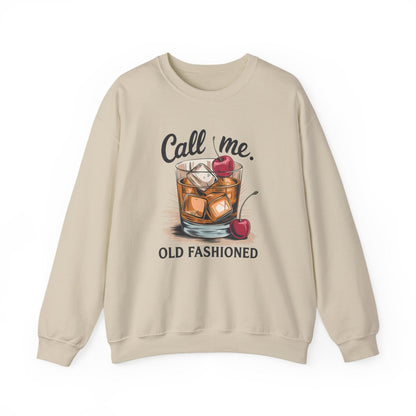 Call Me Old Fashioned Cocktail Sweatshirt - funny sweatshirt by Cheeky Business