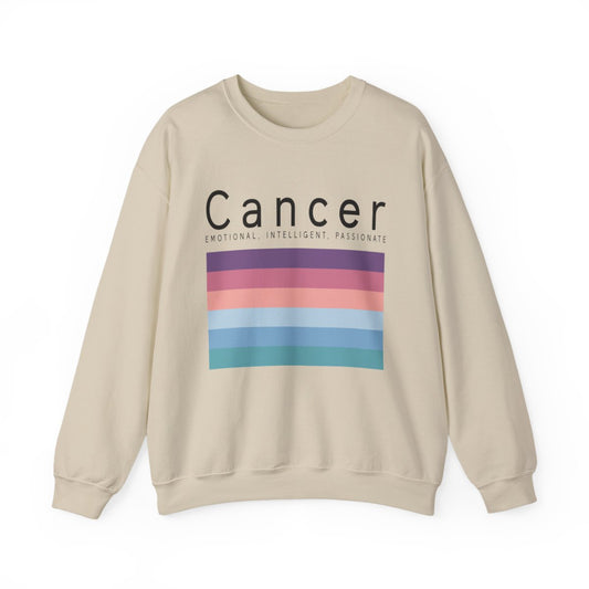 Cancer Zodiac Sign Adult Sweatshirt - funny sweatshirt by Cheeky Business