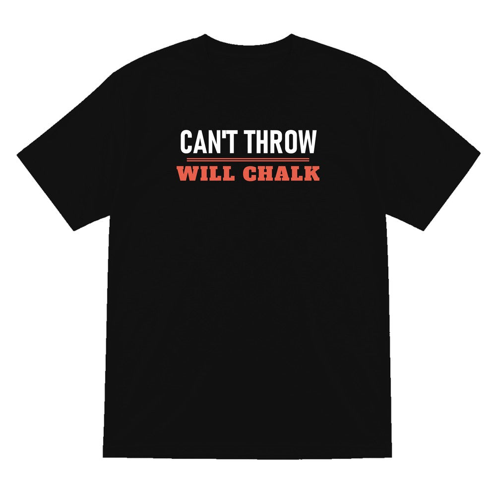 Cannot Throw Will Chalk Funny Darts T-Shirt & Sweatshirt T-Shirt in Black
