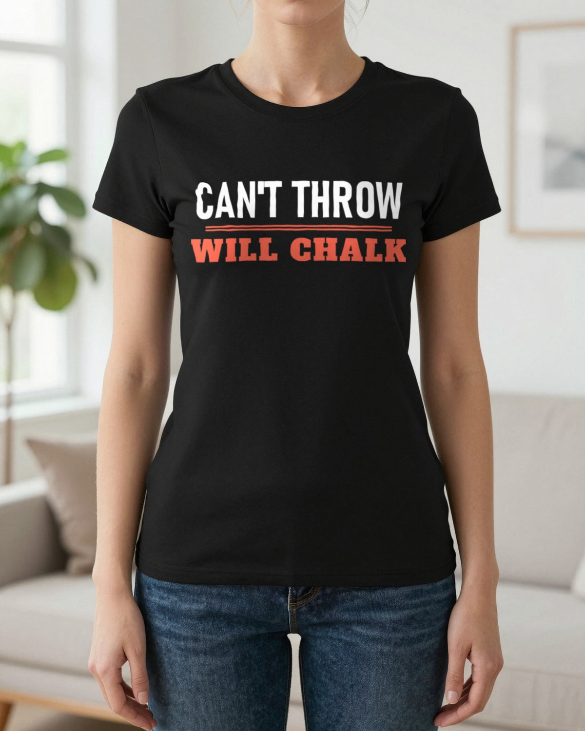 Cannot Throw Will Chalk Funny Darts T-Shirt & Sweatshirt worn