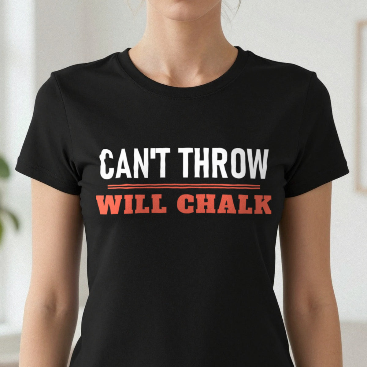Cannot Throw Will Chalk Funny Darts T-Shirt & Sweatshirt close-up