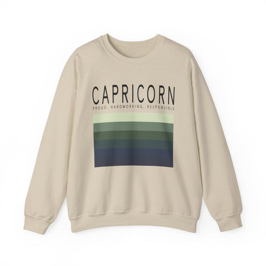 Capricorn Zodiac Sign Sweatshirt - funny sweatshirt by Cheeky Business