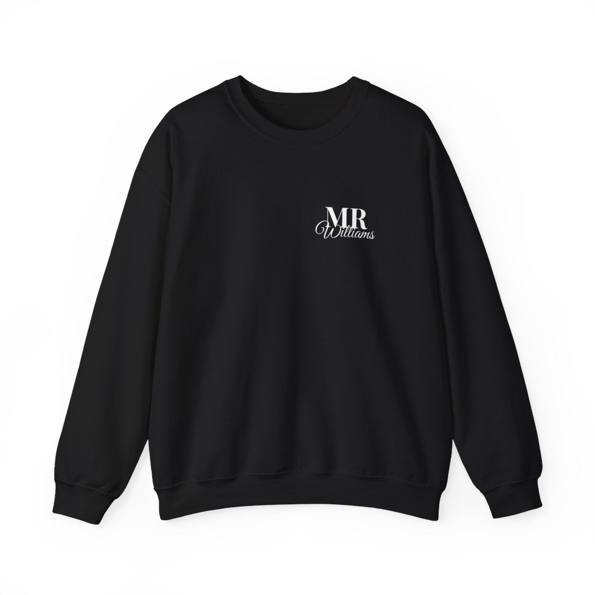 Mr & Mrs Personalised Couples Sweatshirt Set sweatshirt product image 3 from Beast and Beauty
