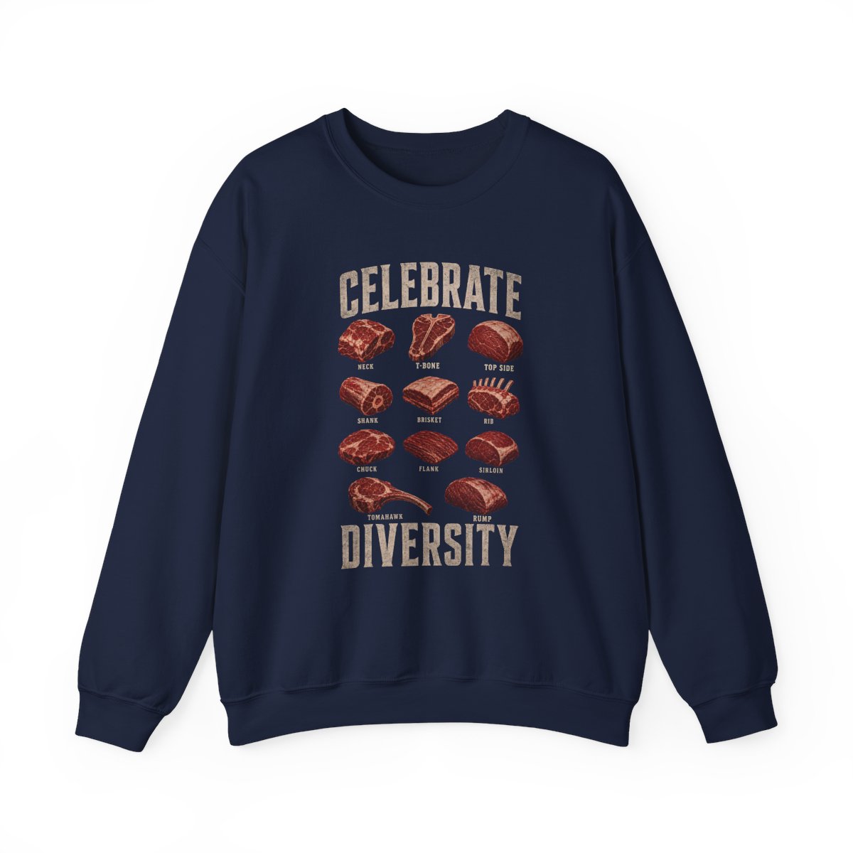 Celebrate Diversity BBQ Sweatshirt - funny sweatshirt by Cheeky Business