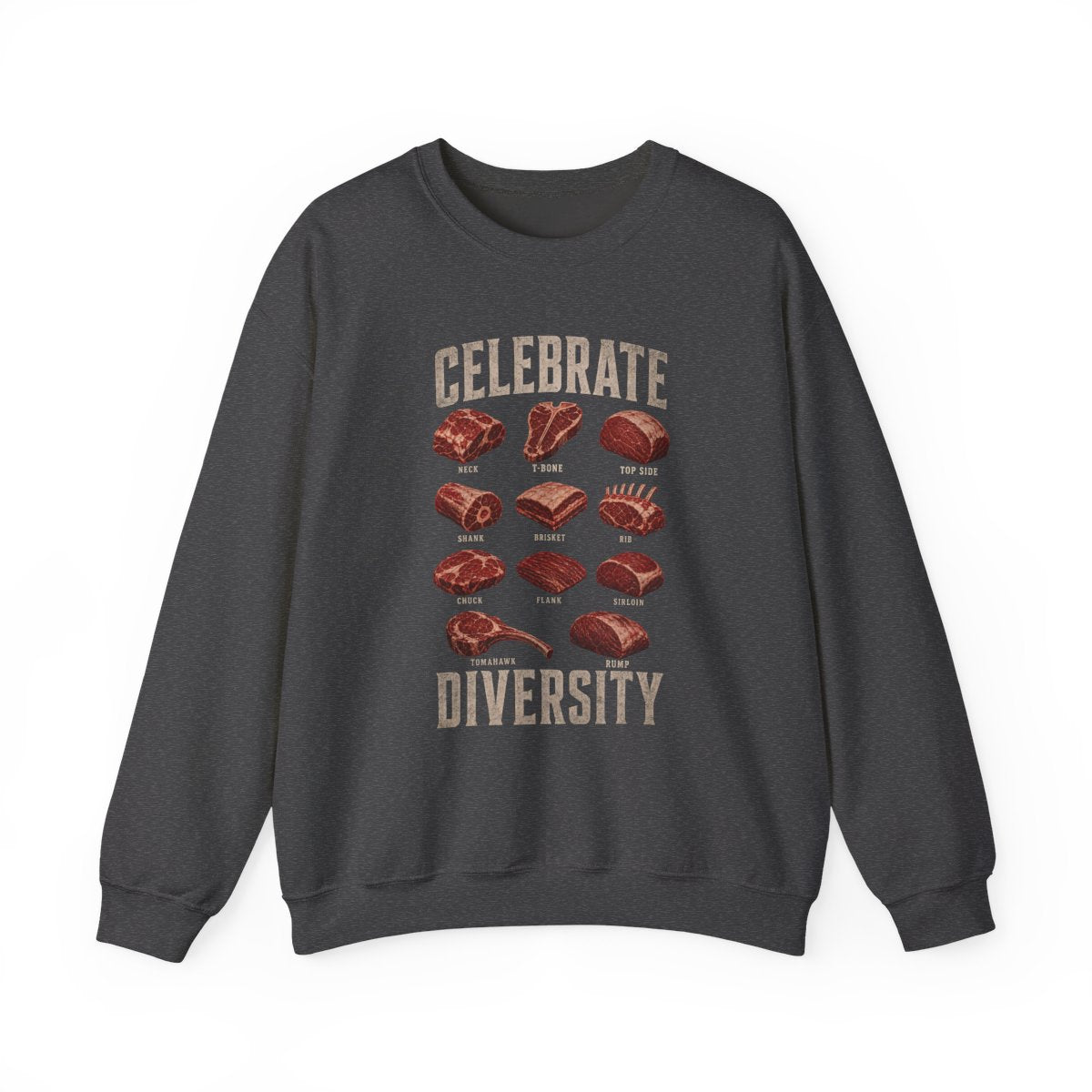Celebrate Diversity BBQ Sweatshirt - funny sweatshirt by Cheeky Business