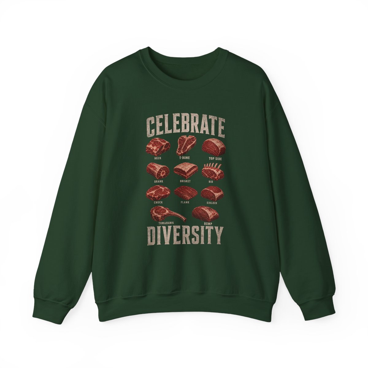 Celebrate Diversity BBQ Sweatshirt - funny sweatshirt by Cheeky Business
