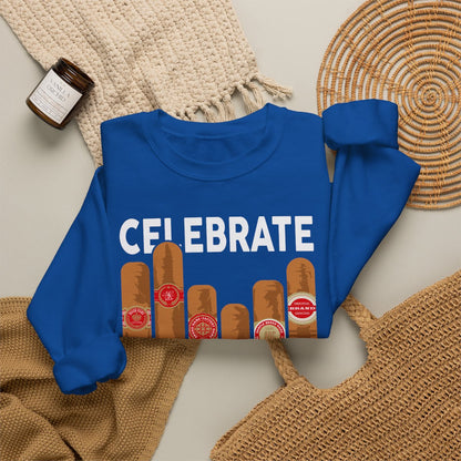 Celebrate Diversity Cigar Lover Sweatshirt - funny sweatshirt by Cheeky Business
