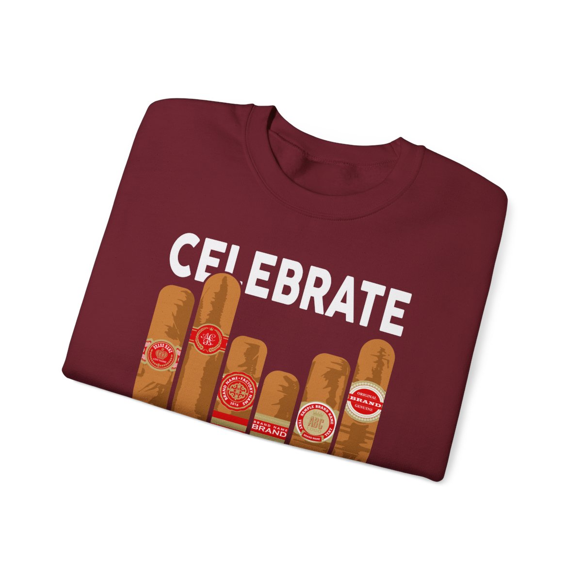 Celebrate Diversity Cigar Lover Sweatshirt - funny sweatshirt by Cheeky Business