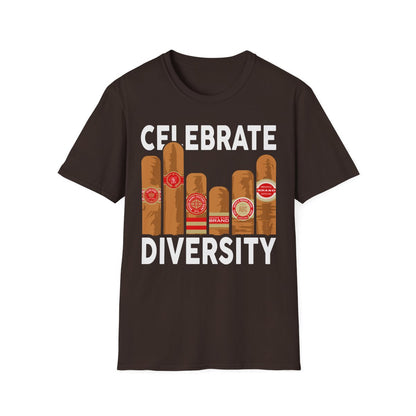 Celebrate Diversity Cigar Lover T-Shirt - funny t-shirt by Cheeky Business