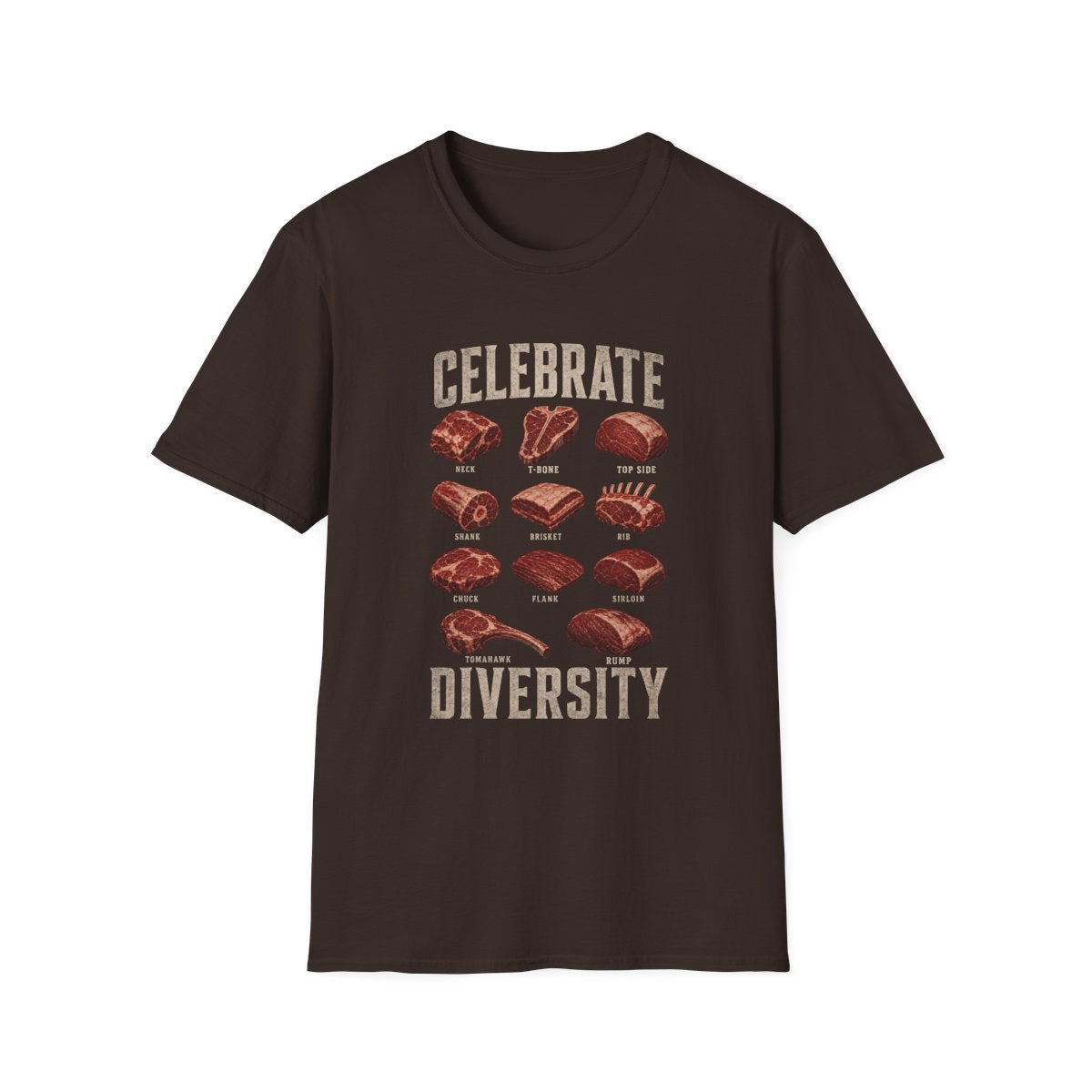 Celebrate Diversity Dad T-Shirt - funny t-shirt by Cheeky Business
