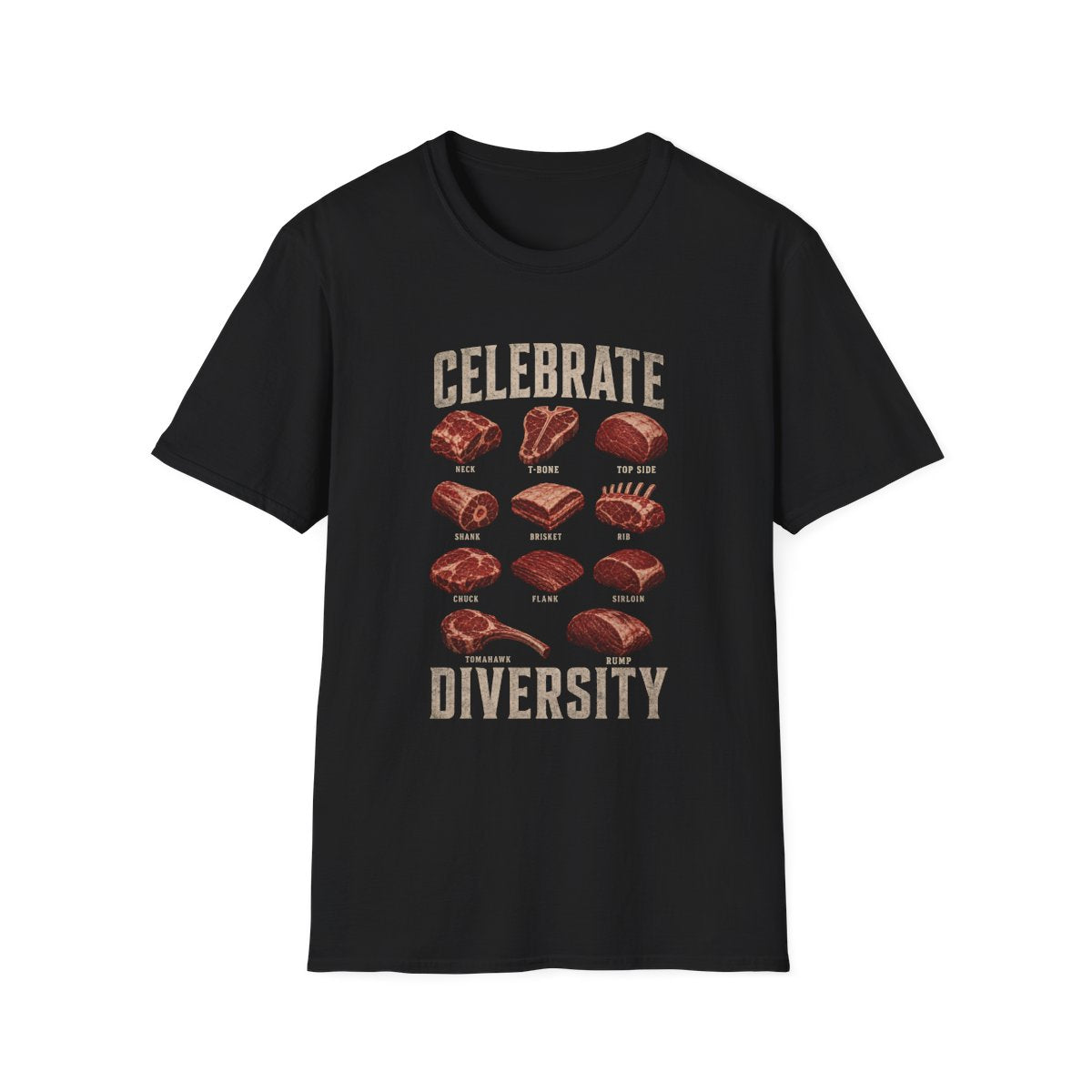 Celebrate Diversity Dad T-Shirt - funny t-shirt by Cheeky Business