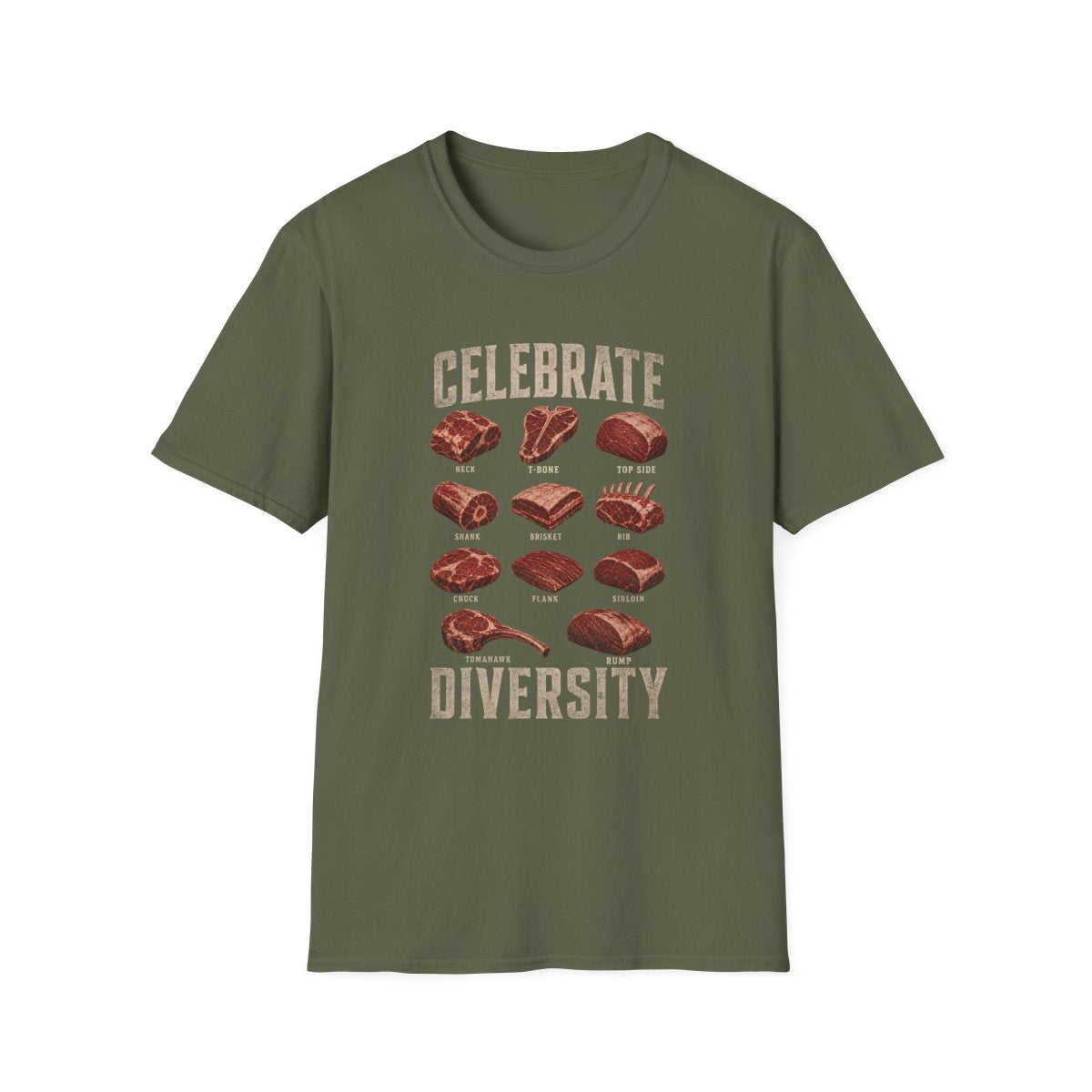 Celebrate Diversity Dad T-Shirt - funny t-shirt by Cheeky Business