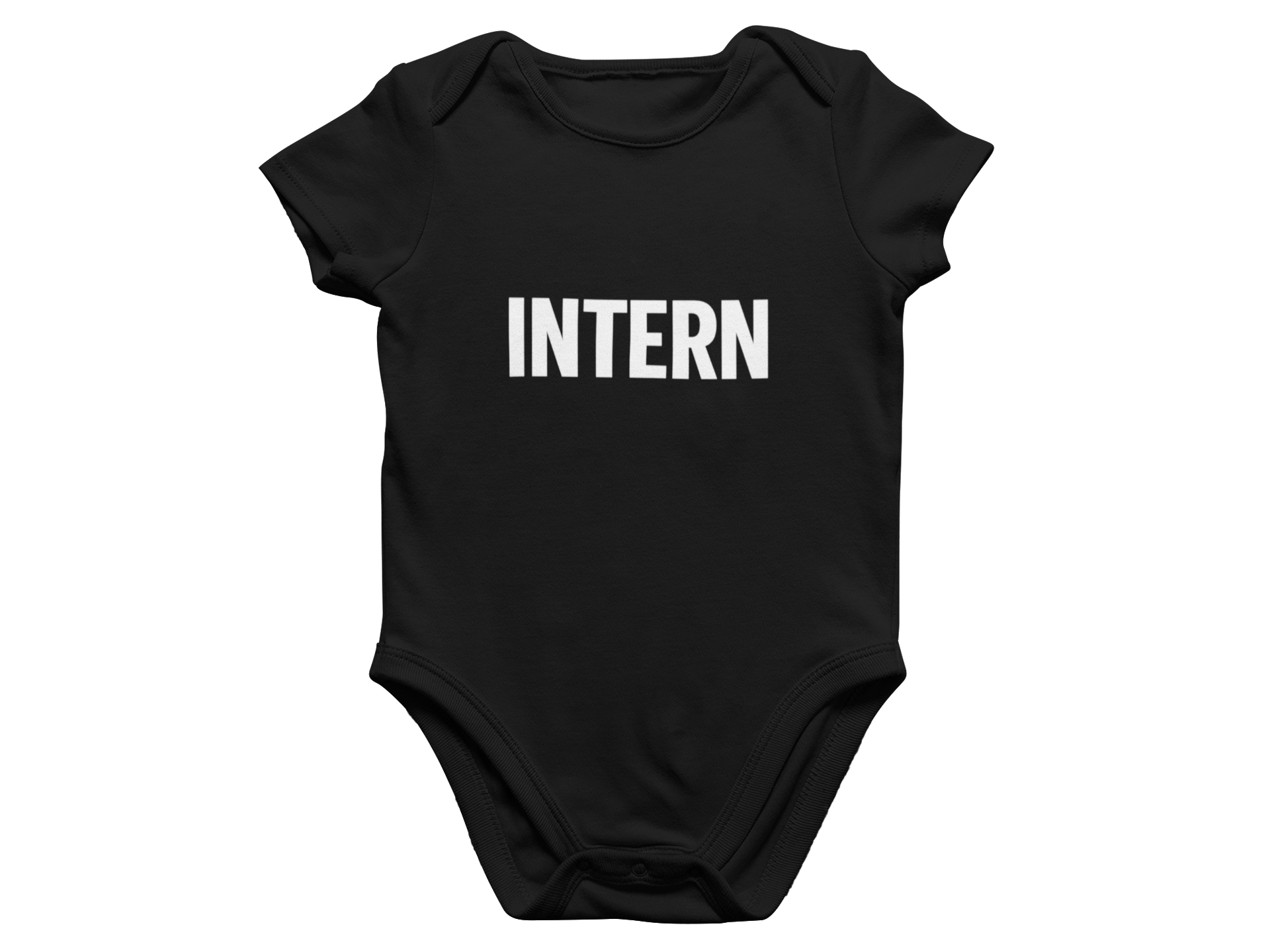 alternate colour CEO of Parenting adult t-shirt and intern baby grow matching parent baby set