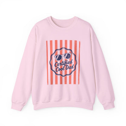 Certified Cool Dad Retro Sweatshirt - funny sweatshirt by Cheeky Business