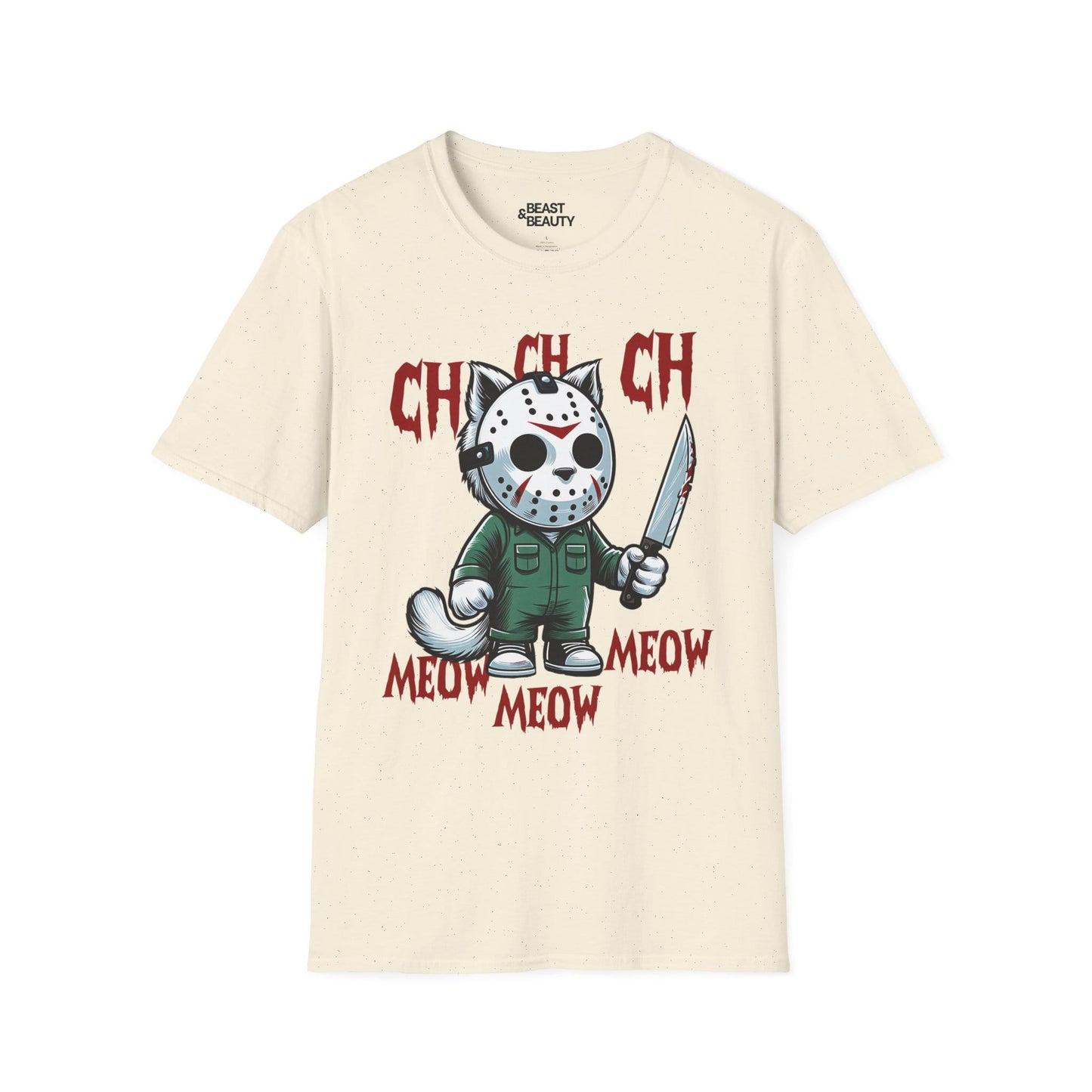 Horror Cat Halloween T-Shirt t-shirt product image 3 from Beast and Beauty
