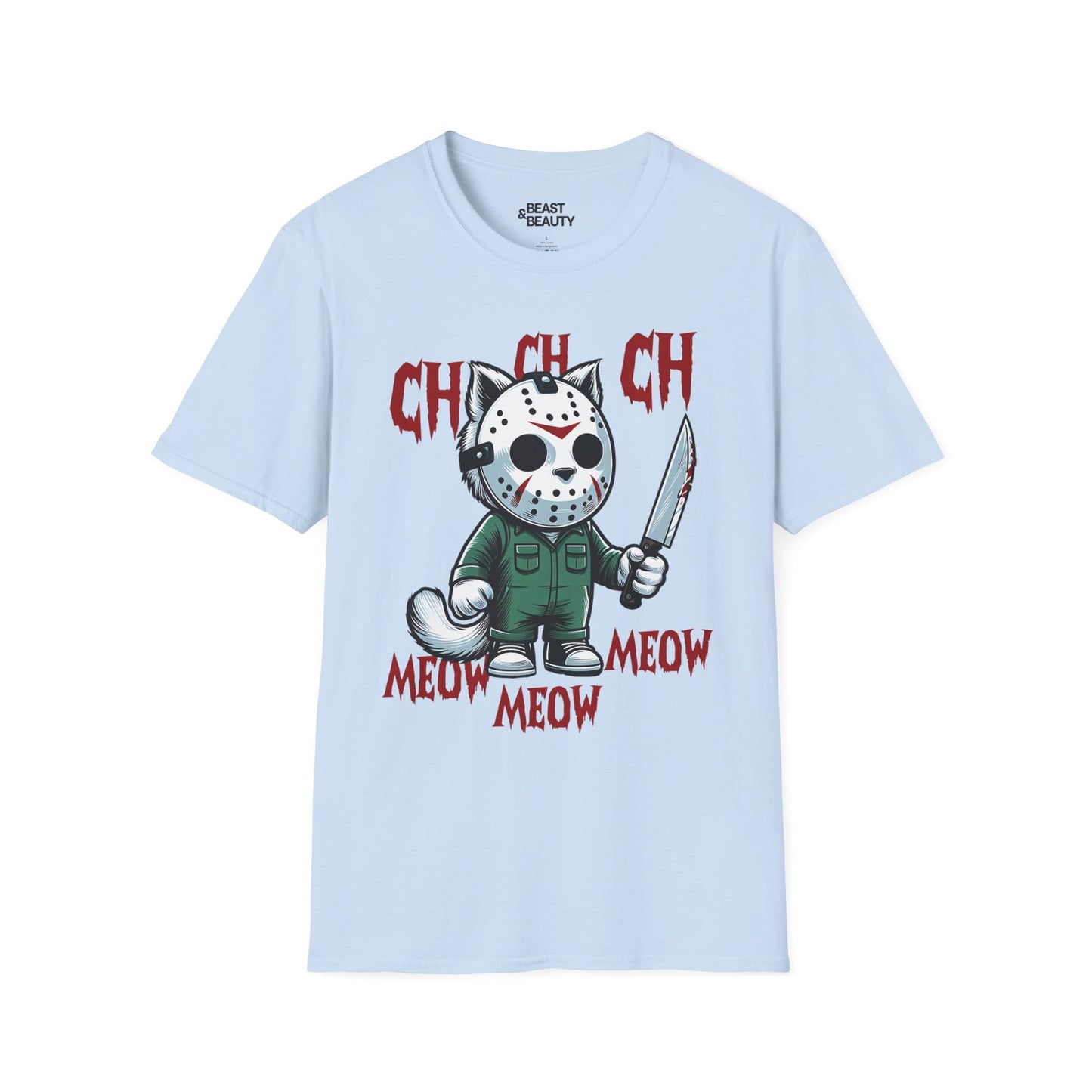 Horror Cat Halloween T-Shirt t-shirt product image 4 from Beast and Beauty