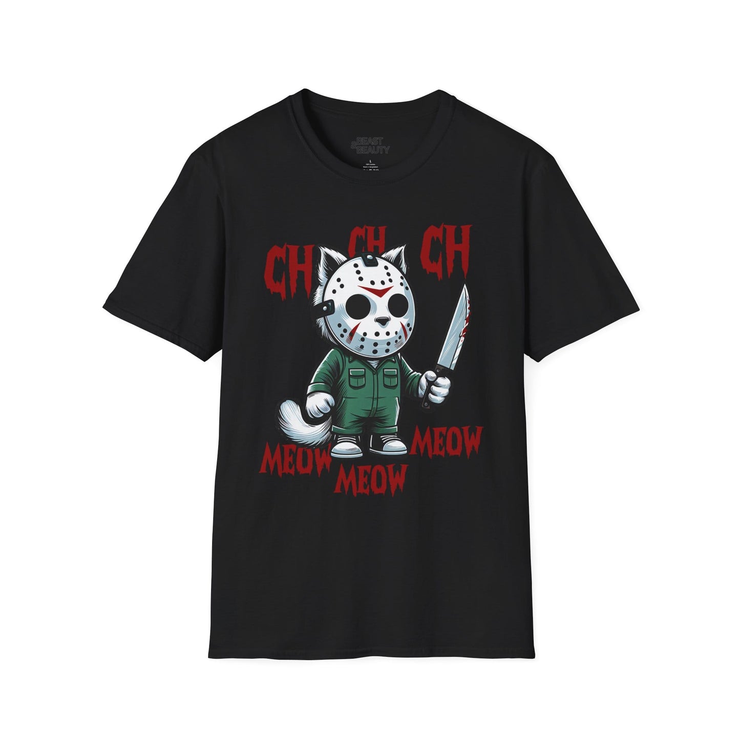 Horror Cat Halloween T-Shirt t-shirt product image 2 from Beast and Beauty