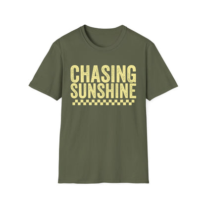 Chasing Sunshine T-Shirt - funny t-shirt by Cheeky Business