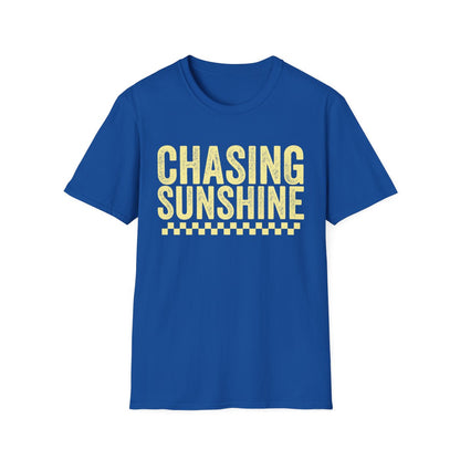 Chasing Sunshine T-Shirt - funny t-shirt by Cheeky Business