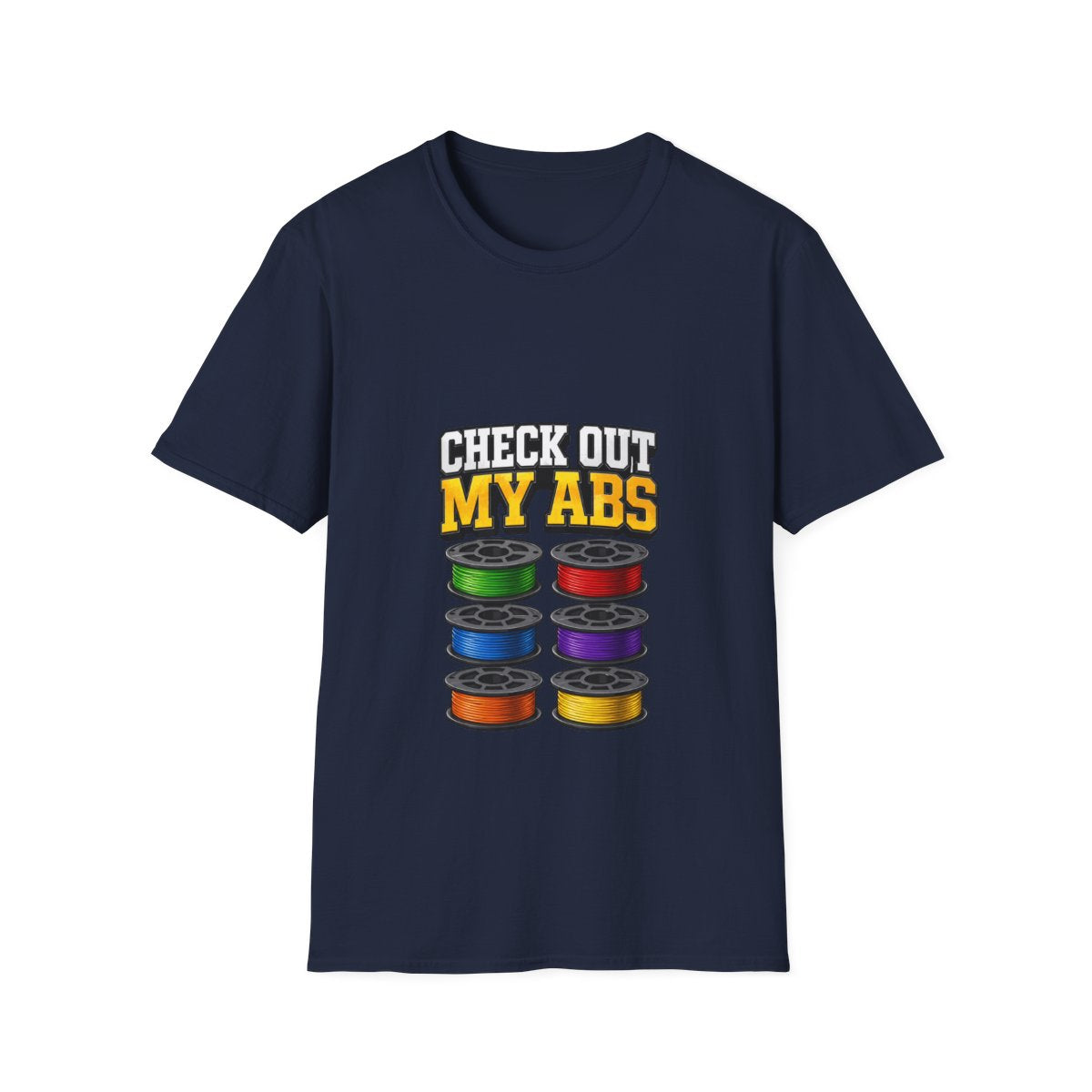 Check Out My ABS T-Shirt - funny t-shirt by Cheeky Business