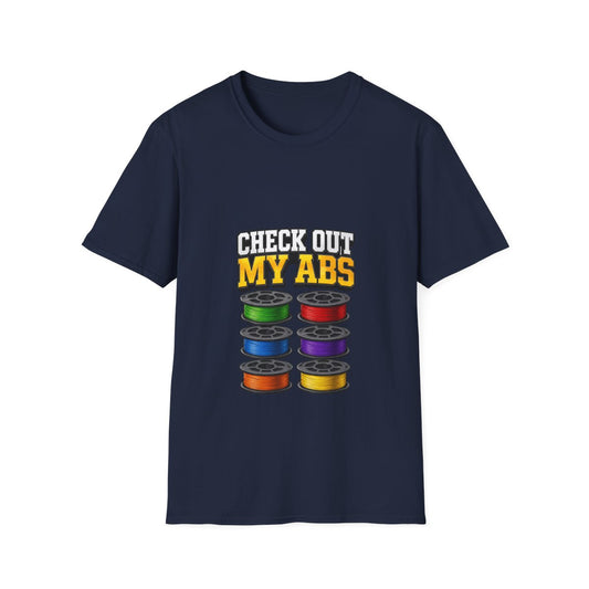 Check Out My ABS T-Shirt - funny t-shirt by Cheeky Business