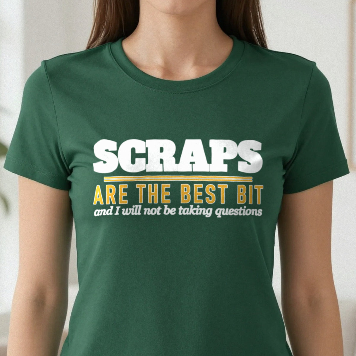 Scraps Are The Best Bit Funny Food T-Shirt & Sweatshirt in another colour