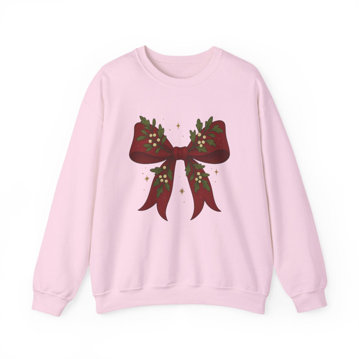 Christmas Bow Sweatshirt - funny sweatshirt by Cheeky Business