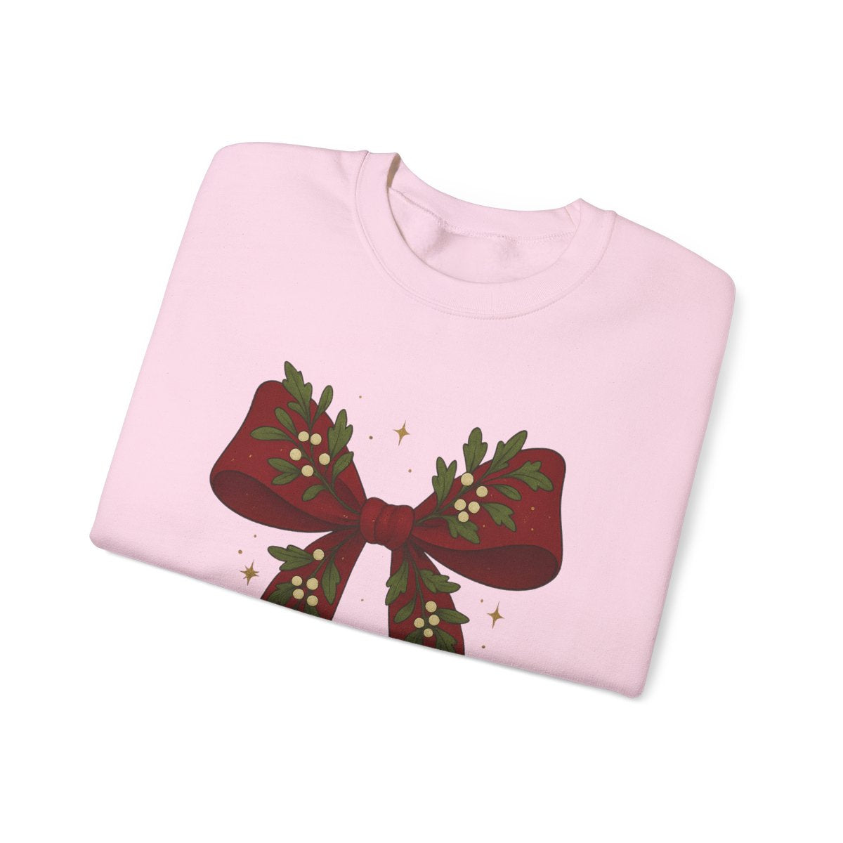 Christmas Bow Sweatshirt - funny sweatshirt by Cheeky Business