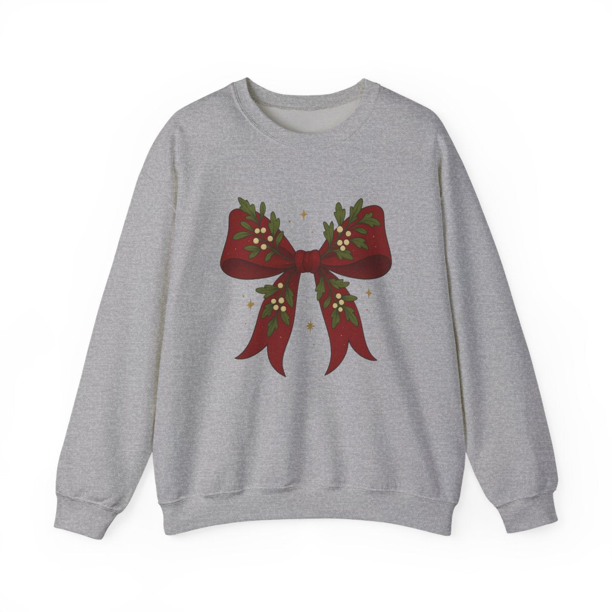 Christmas Bow Sweatshirt - funny sweatshirt by Cheeky Business
