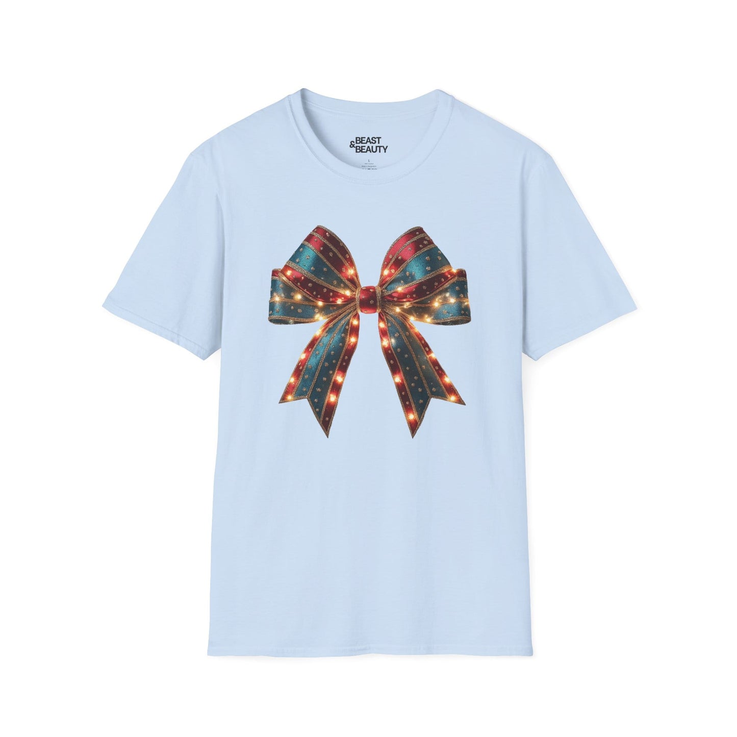 Christmas Bow T-Shirt t-shirt product image 3 from Beast and Beauty