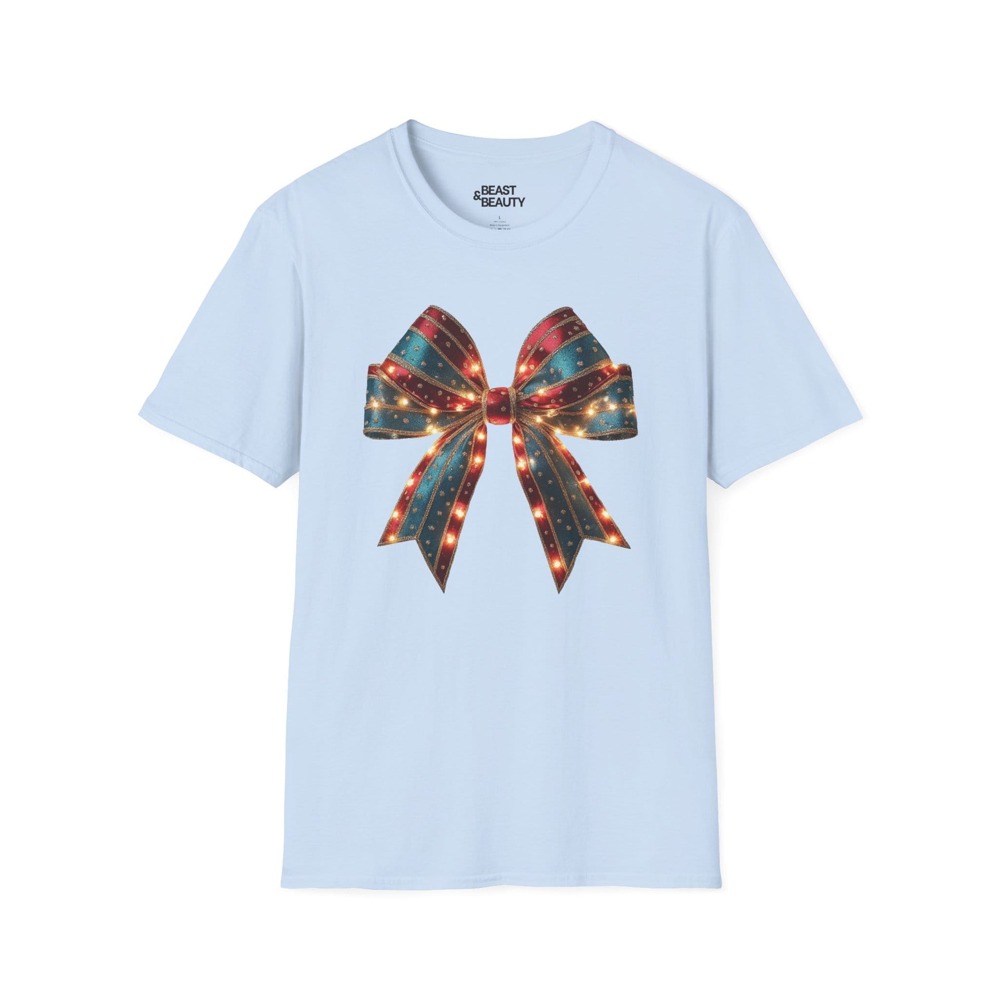 Christmas Bow T-Shirt t-shirt product image 3 from Beast and Beauty