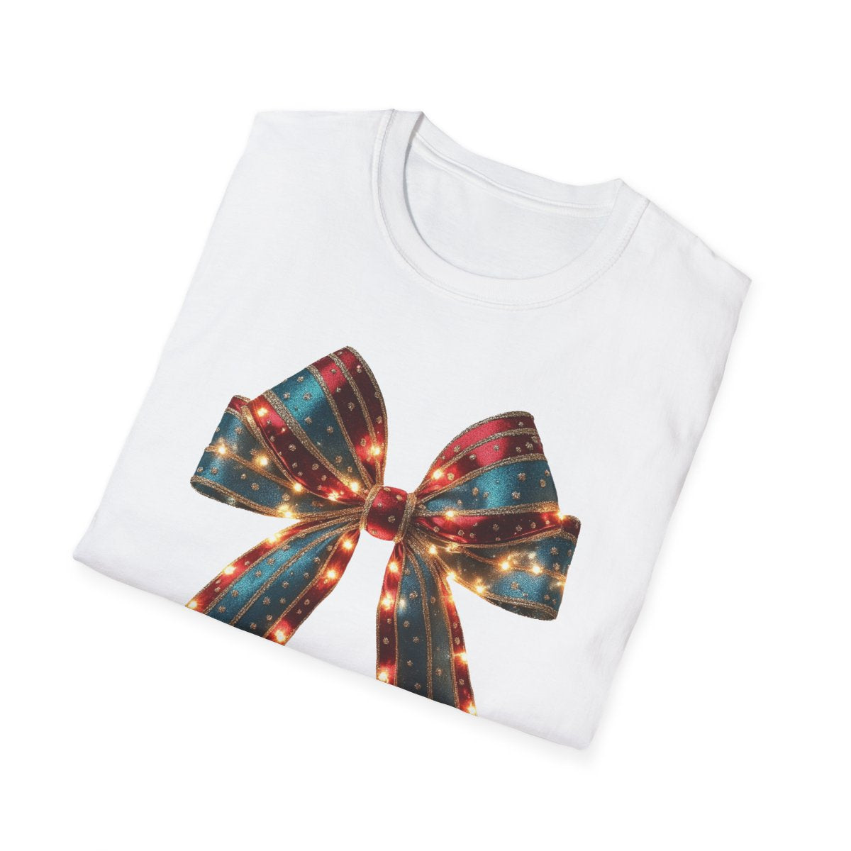 Christmas Bow T-Shirt - funny t-shirt by Cheeky Business