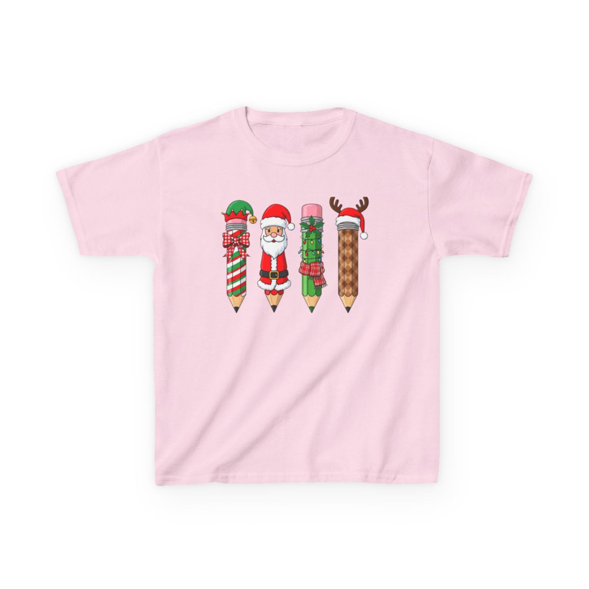 Christmas Pencil Kids T-Shirt - funny t-shirt by Cheeky Business