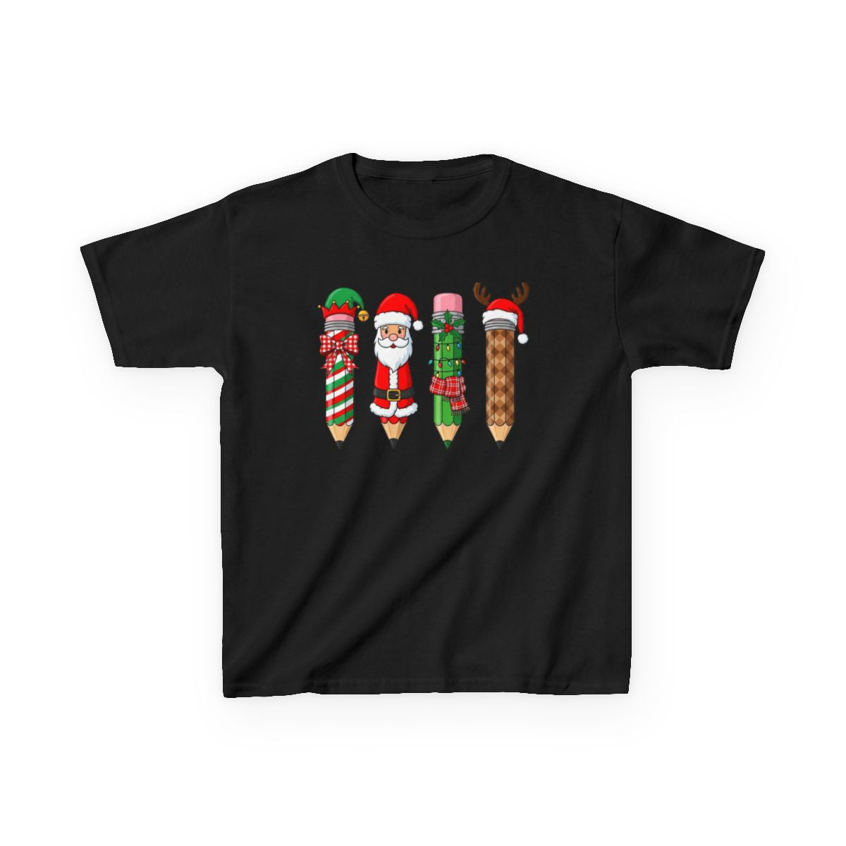 Christmas Pencil Kids T-Shirt - funny t-shirt by Cheeky Business